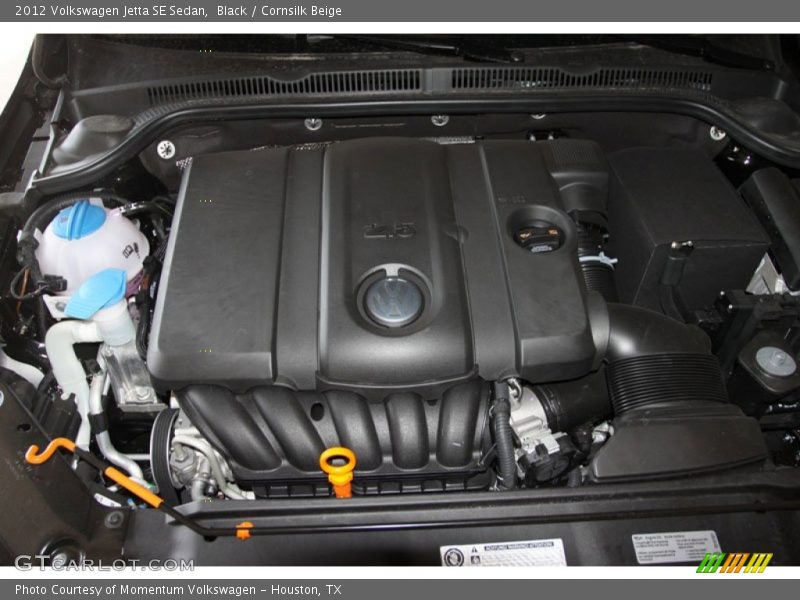 Black / Cornsilk Beige 2012 Volkswagen Jetta SE Sedan