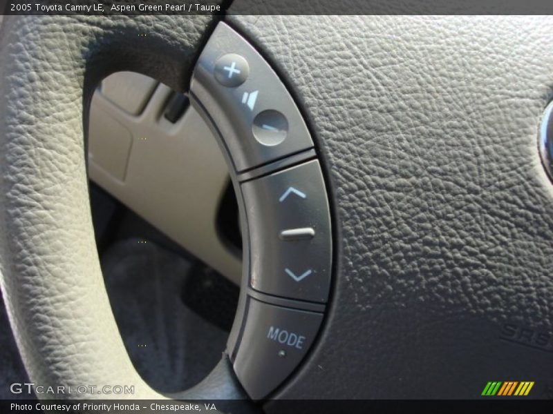 Aspen Green Pearl / Taupe 2005 Toyota Camry LE