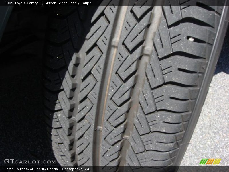 Aspen Green Pearl / Taupe 2005 Toyota Camry LE