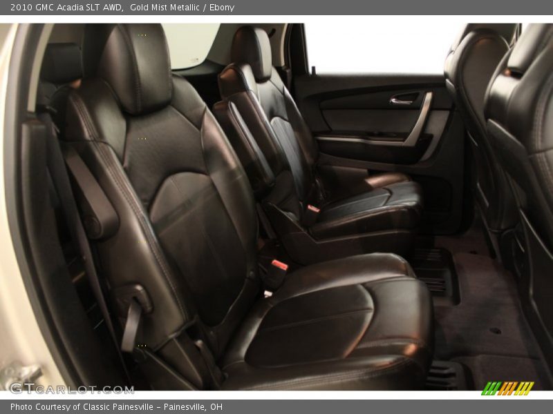 Gold Mist Metallic / Ebony 2010 GMC Acadia SLT AWD