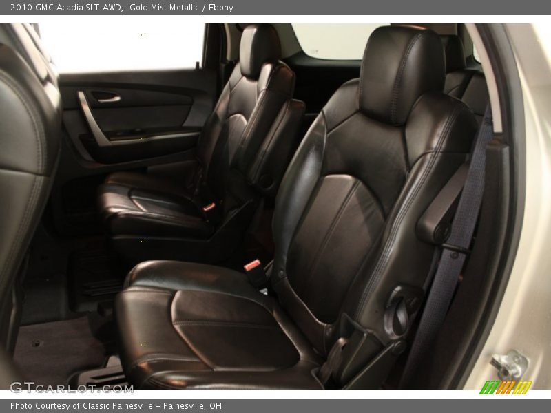 Gold Mist Metallic / Ebony 2010 GMC Acadia SLT AWD