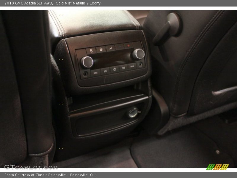Gold Mist Metallic / Ebony 2010 GMC Acadia SLT AWD