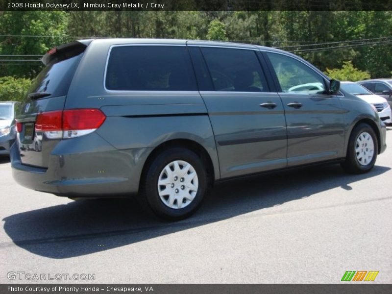 Nimbus Gray Metallic / Gray 2008 Honda Odyssey LX