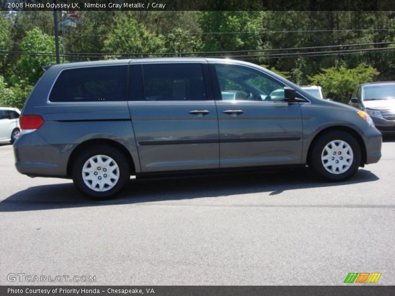 Nimbus Gray Metallic / Gray 2008 Honda Odyssey LX