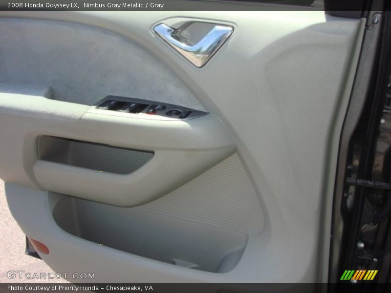 Nimbus Gray Metallic / Gray 2008 Honda Odyssey LX