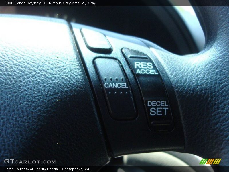 Nimbus Gray Metallic / Gray 2008 Honda Odyssey LX