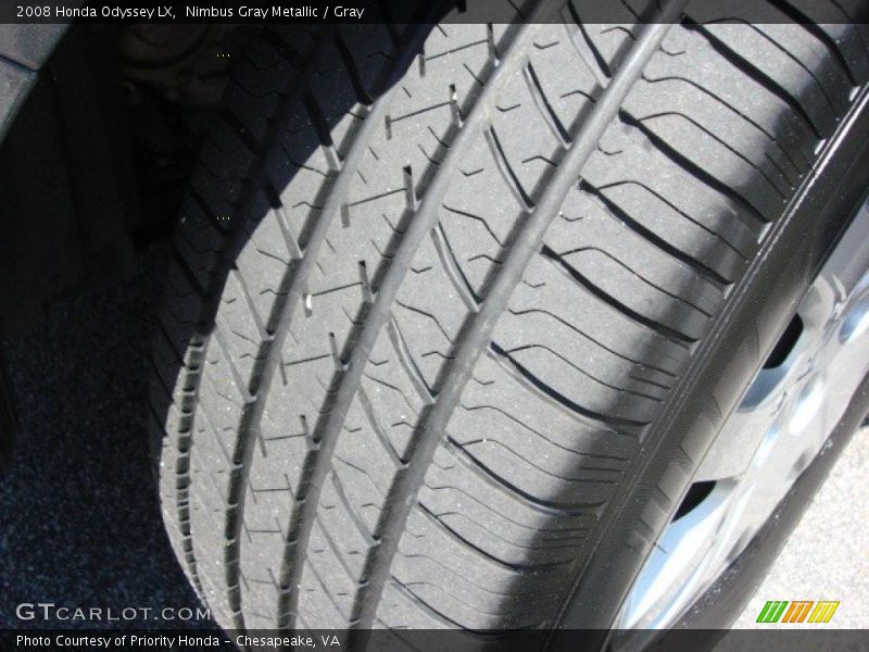 Nimbus Gray Metallic / Gray 2008 Honda Odyssey LX