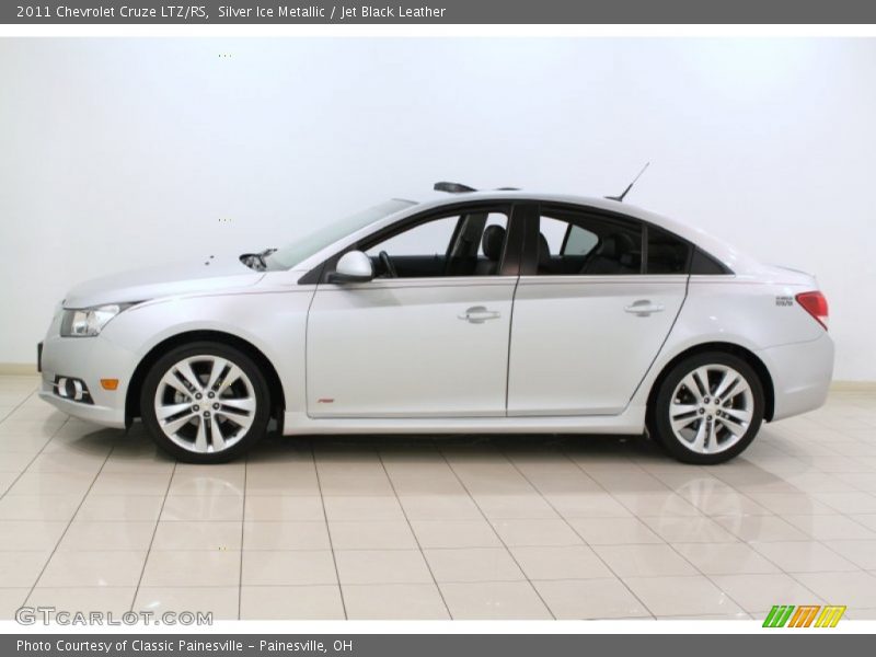 Silver Ice Metallic / Jet Black Leather 2011 Chevrolet Cruze LTZ/RS