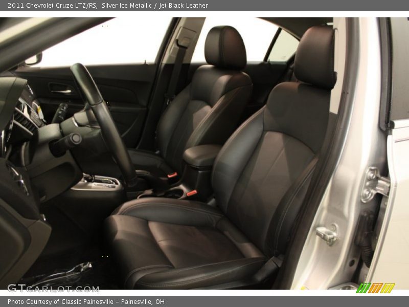 Silver Ice Metallic / Jet Black Leather 2011 Chevrolet Cruze LTZ/RS