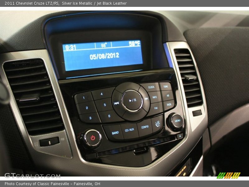 Silver Ice Metallic / Jet Black Leather 2011 Chevrolet Cruze LTZ/RS
