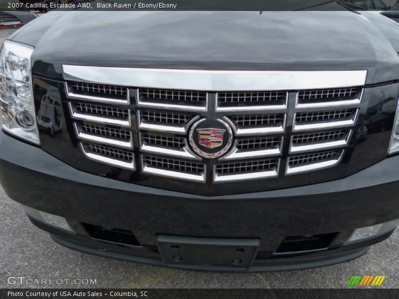 Black Raven / Ebony/Ebony 2007 Cadillac Escalade AWD