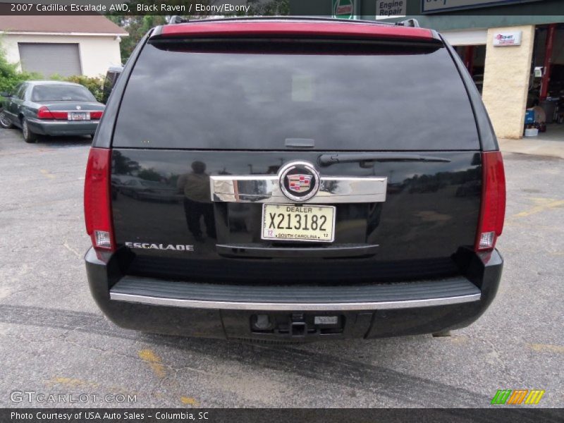 Black Raven / Ebony/Ebony 2007 Cadillac Escalade AWD