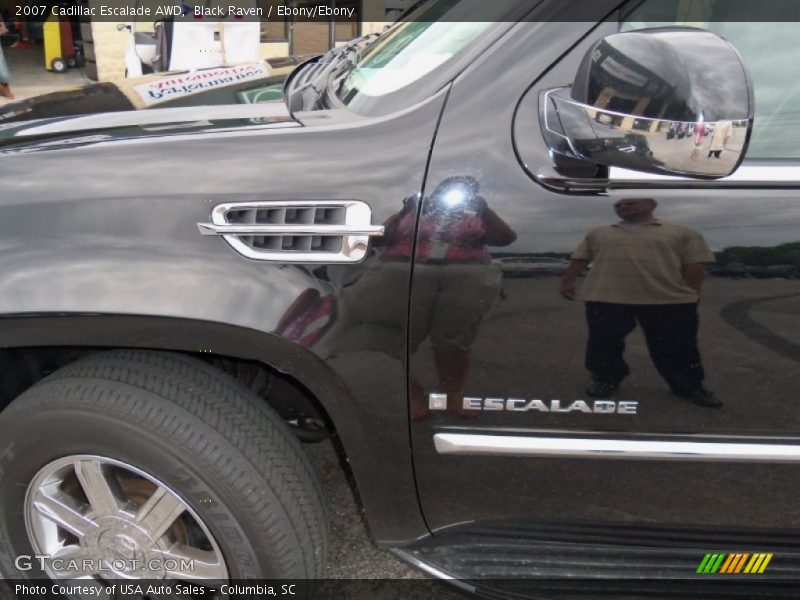 Black Raven / Ebony/Ebony 2007 Cadillac Escalade AWD