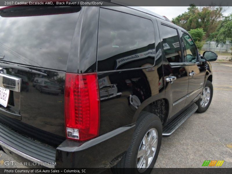 Black Raven / Ebony/Ebony 2007 Cadillac Escalade AWD