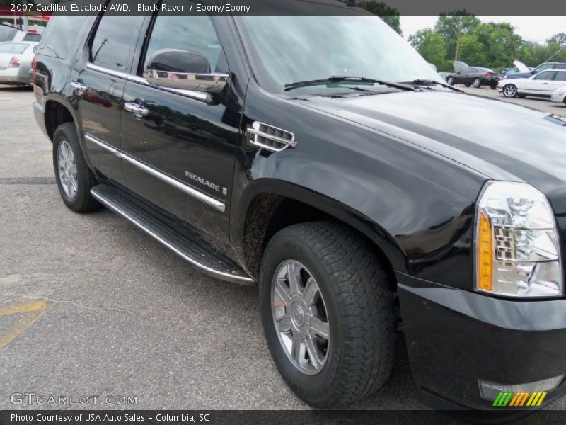 Black Raven / Ebony/Ebony 2007 Cadillac Escalade AWD