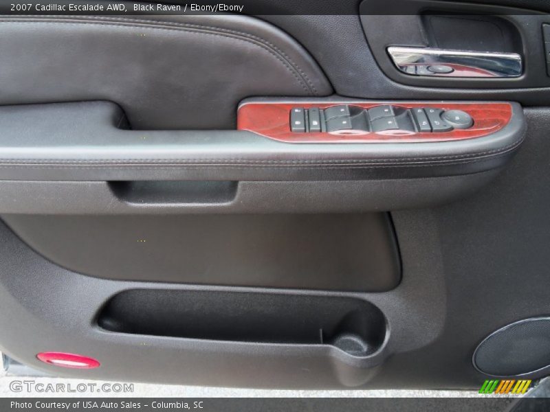 Black Raven / Ebony/Ebony 2007 Cadillac Escalade AWD