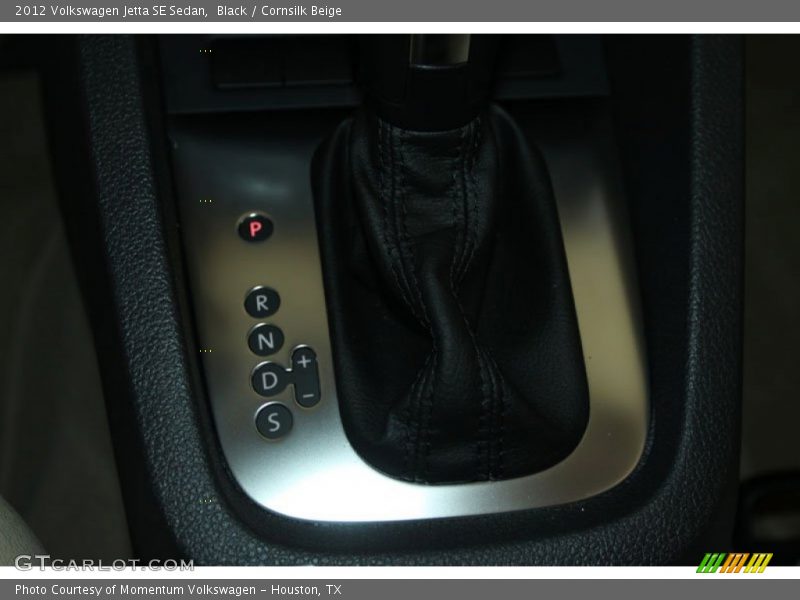Black / Cornsilk Beige 2012 Volkswagen Jetta SE Sedan