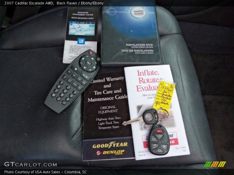 Black Raven / Ebony/Ebony 2007 Cadillac Escalade AWD