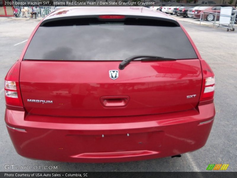 Inferno Red Crystal Pearl / Dark Slate Gray/Light Graystone 2007 Dodge Magnum SXT