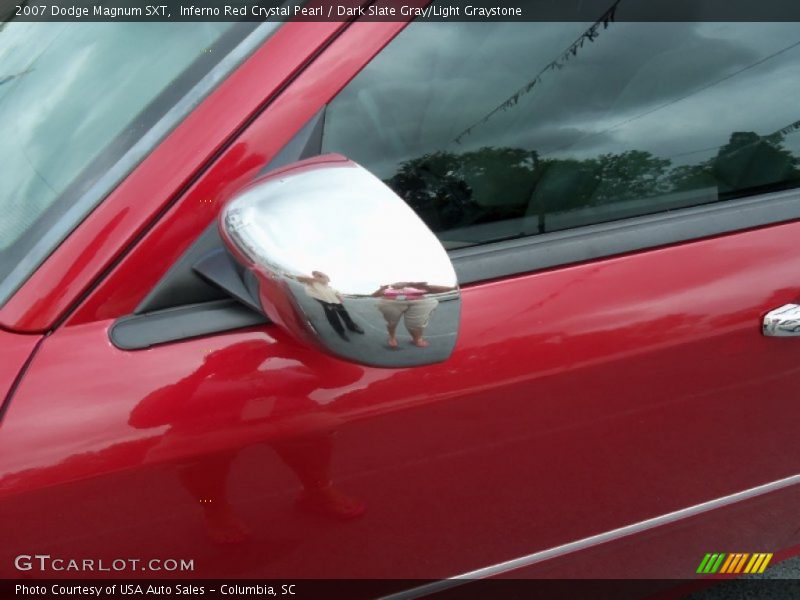 Inferno Red Crystal Pearl / Dark Slate Gray/Light Graystone 2007 Dodge Magnum SXT