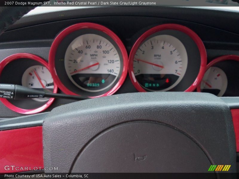 Inferno Red Crystal Pearl / Dark Slate Gray/Light Graystone 2007 Dodge Magnum SXT