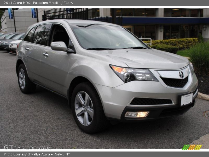 Palladium Metallic / Ebony 2011 Acura MDX