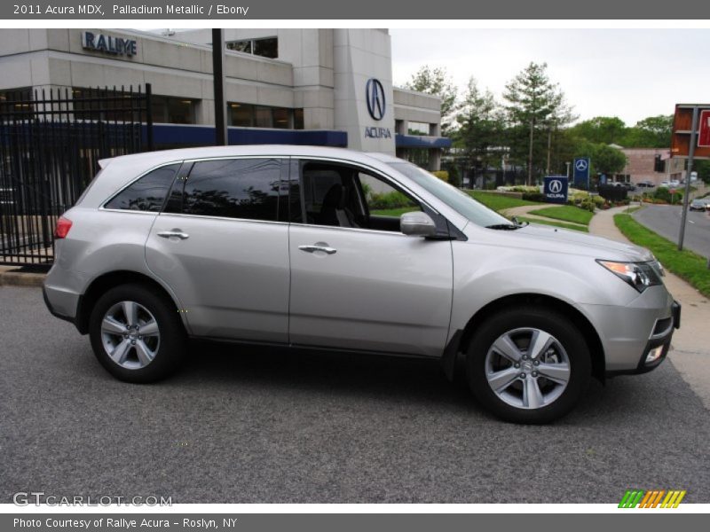 Palladium Metallic / Ebony 2011 Acura MDX