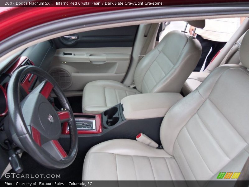 Inferno Red Crystal Pearl / Dark Slate Gray/Light Graystone 2007 Dodge Magnum SXT