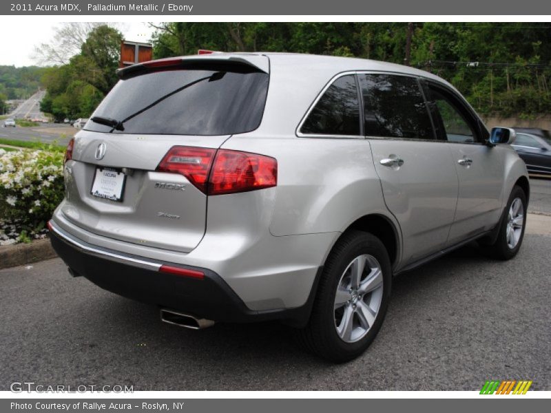 Palladium Metallic / Ebony 2011 Acura MDX
