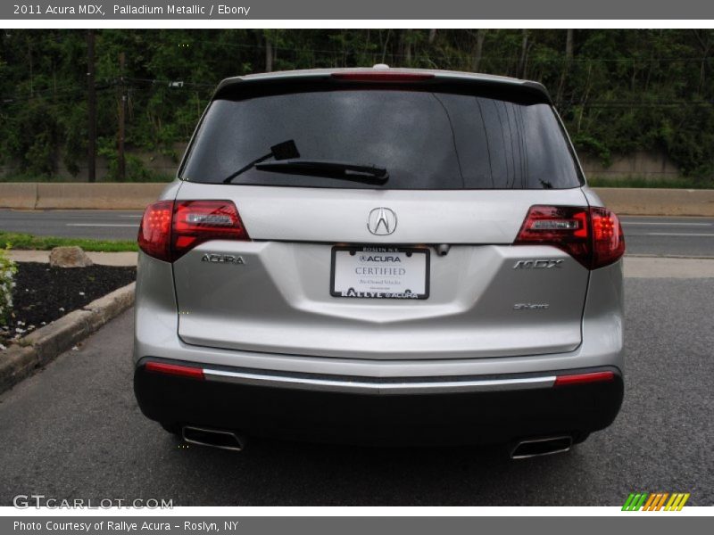Palladium Metallic / Ebony 2011 Acura MDX
