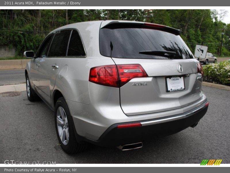 Palladium Metallic / Ebony 2011 Acura MDX