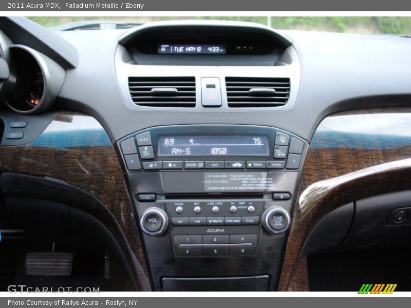 Palladium Metallic / Ebony 2011 Acura MDX