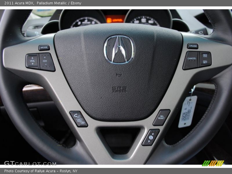 Palladium Metallic / Ebony 2011 Acura MDX