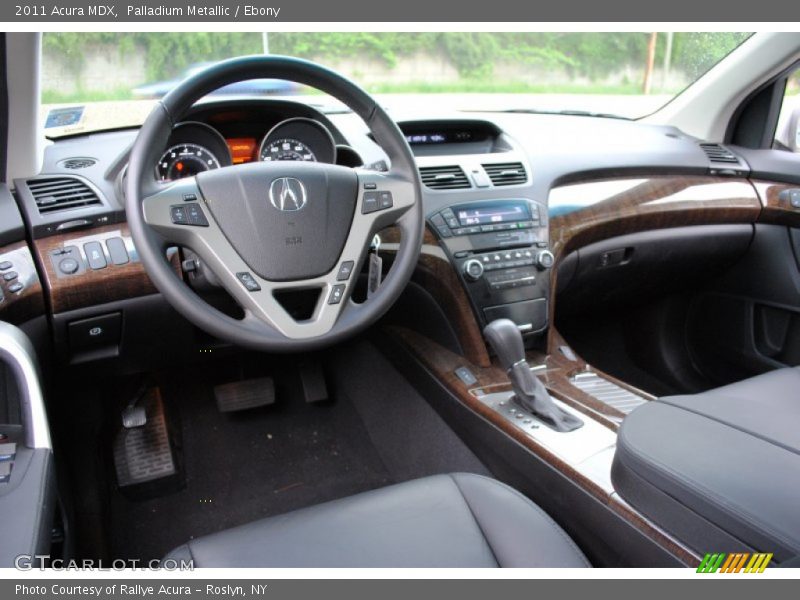 Palladium Metallic / Ebony 2011 Acura MDX