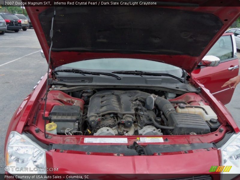 Inferno Red Crystal Pearl / Dark Slate Gray/Light Graystone 2007 Dodge Magnum SXT