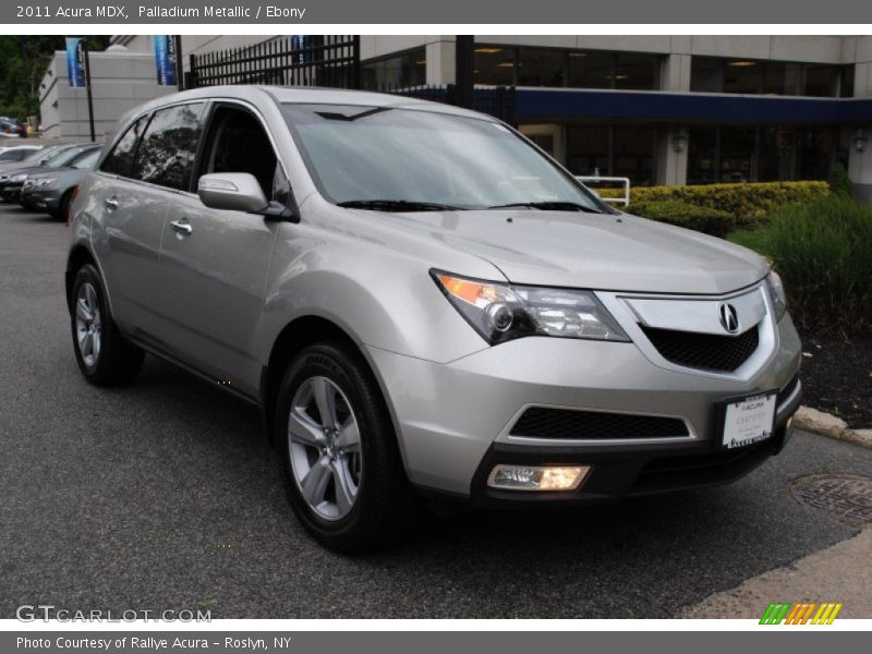 Palladium Metallic / Ebony 2011 Acura MDX