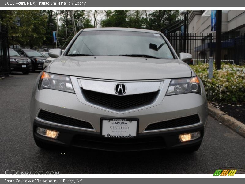 Palladium Metallic / Ebony 2011 Acura MDX