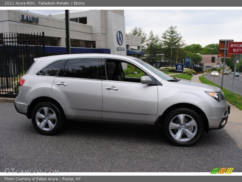 Palladium Metallic / Ebony 2011 Acura MDX