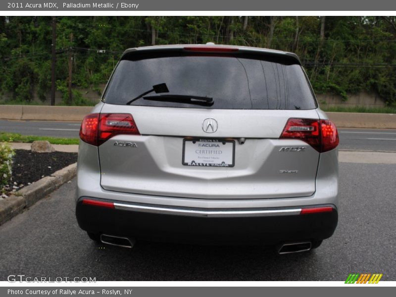 Palladium Metallic / Ebony 2011 Acura MDX