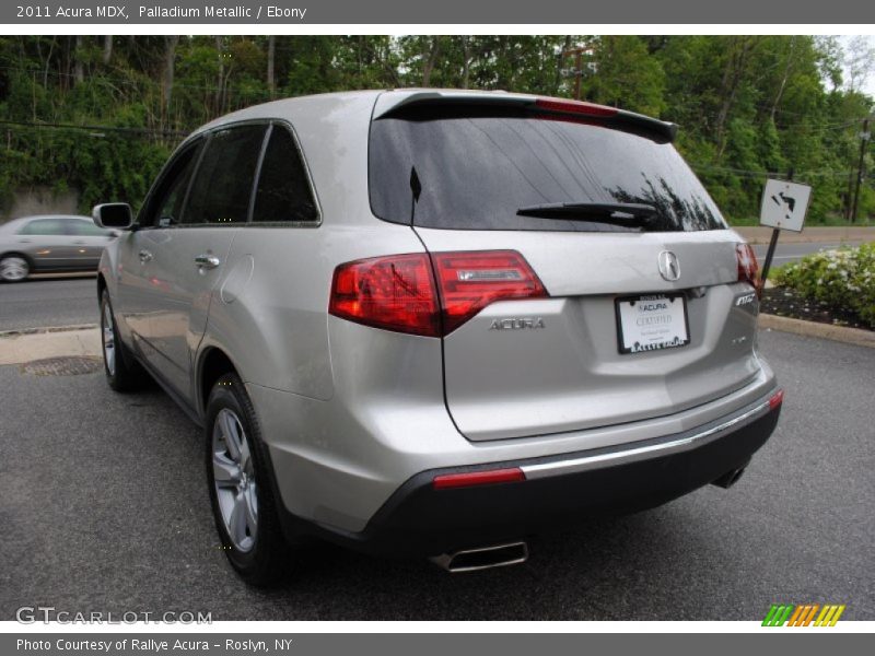 Palladium Metallic / Ebony 2011 Acura MDX