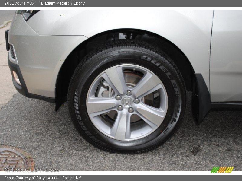 Palladium Metallic / Ebony 2011 Acura MDX