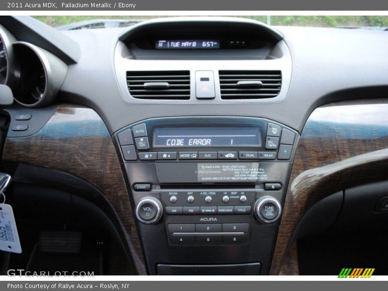 Palladium Metallic / Ebony 2011 Acura MDX