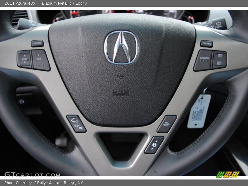 Palladium Metallic / Ebony 2011 Acura MDX