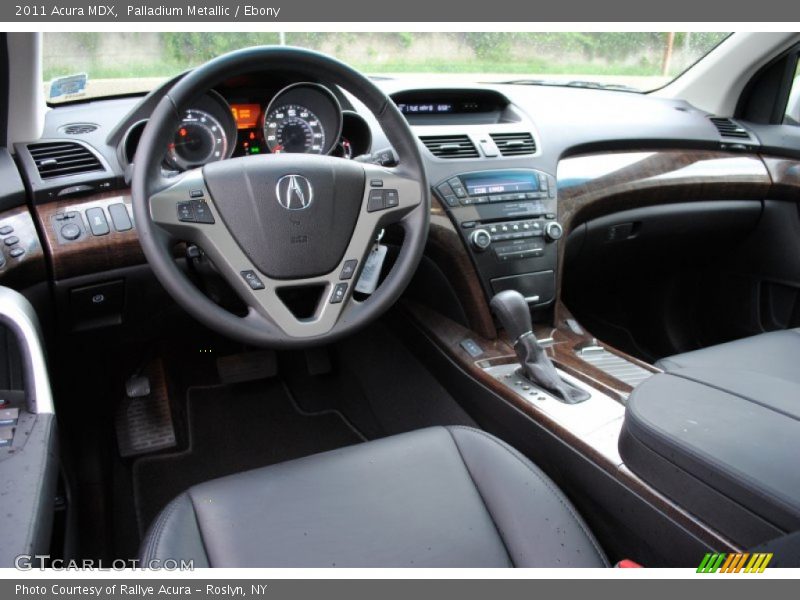 Palladium Metallic / Ebony 2011 Acura MDX