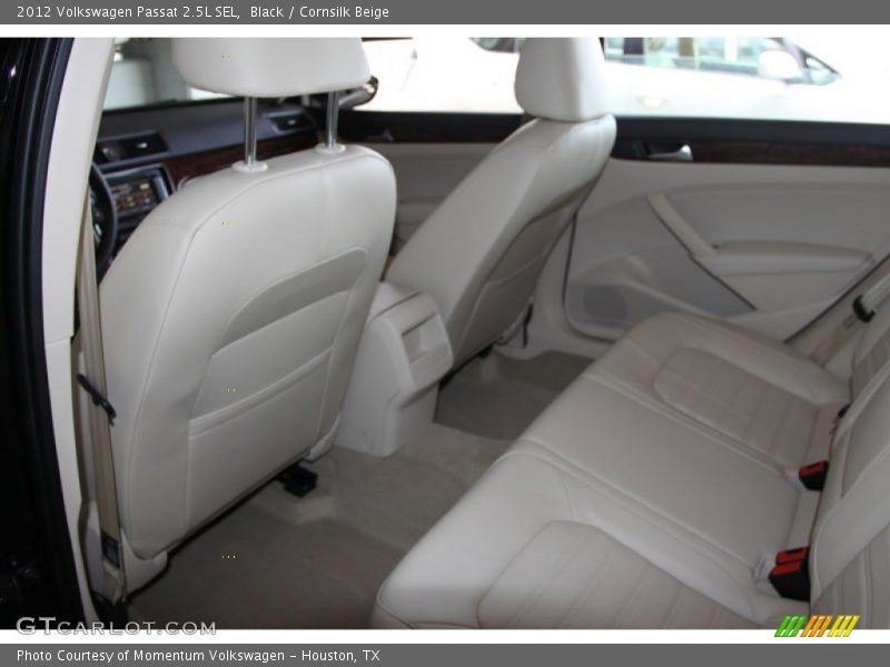 Black / Cornsilk Beige 2012 Volkswagen Passat 2.5L SEL