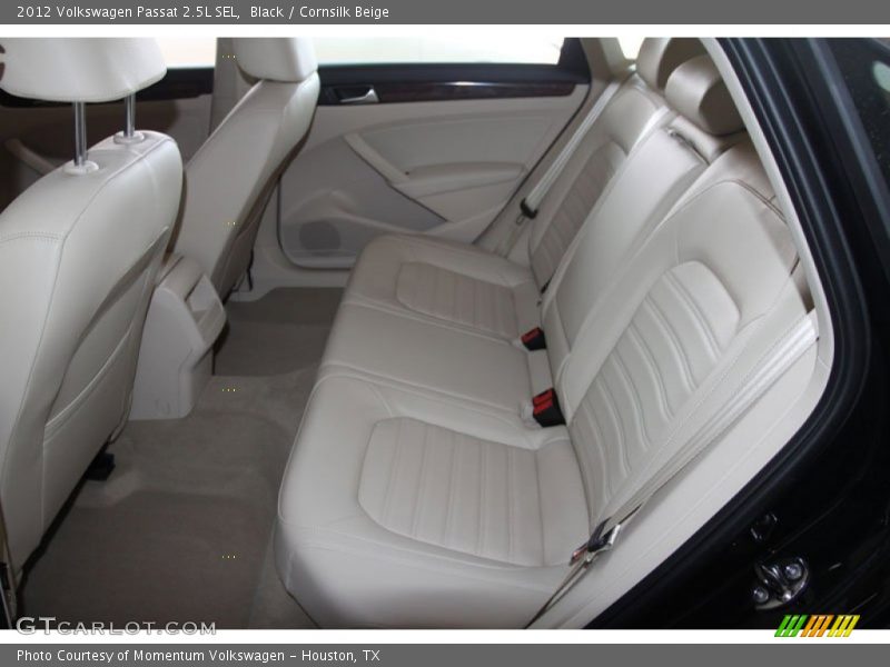 Black / Cornsilk Beige 2012 Volkswagen Passat 2.5L SEL
