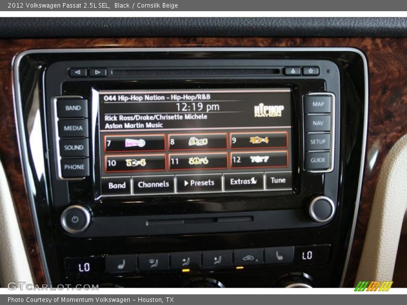Black / Cornsilk Beige 2012 Volkswagen Passat 2.5L SEL