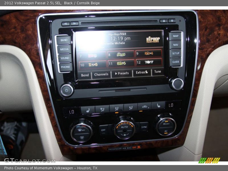 Black / Cornsilk Beige 2012 Volkswagen Passat 2.5L SEL