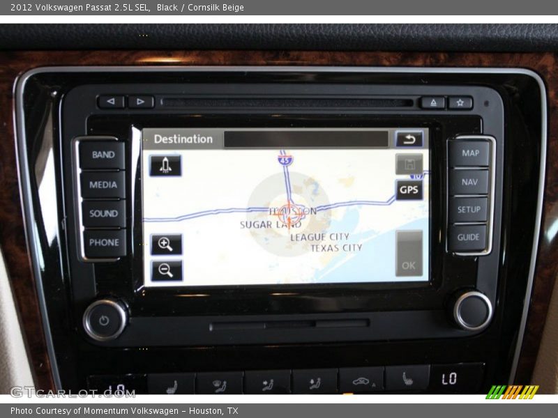 Black / Cornsilk Beige 2012 Volkswagen Passat 2.5L SEL