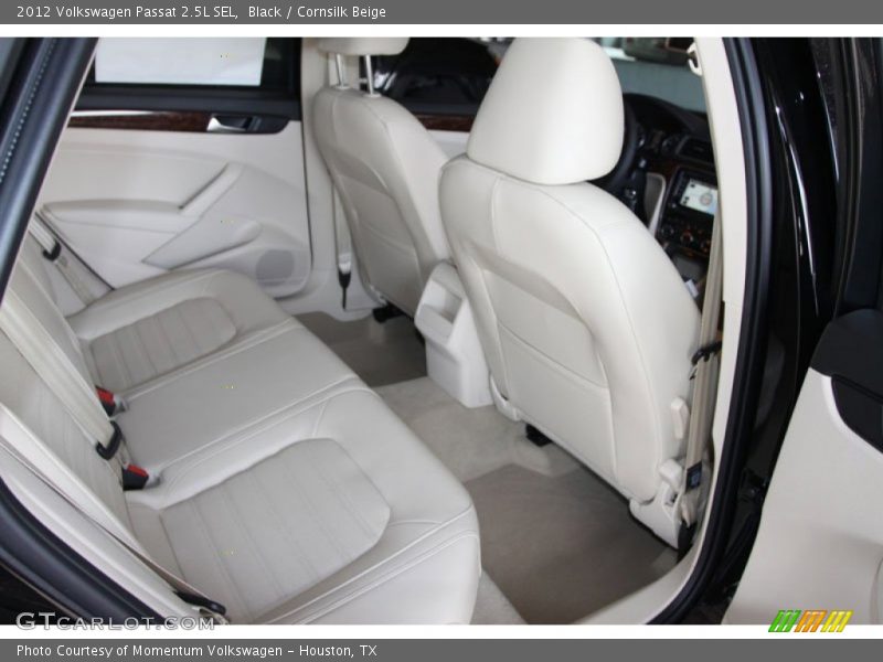 Black / Cornsilk Beige 2012 Volkswagen Passat 2.5L SEL